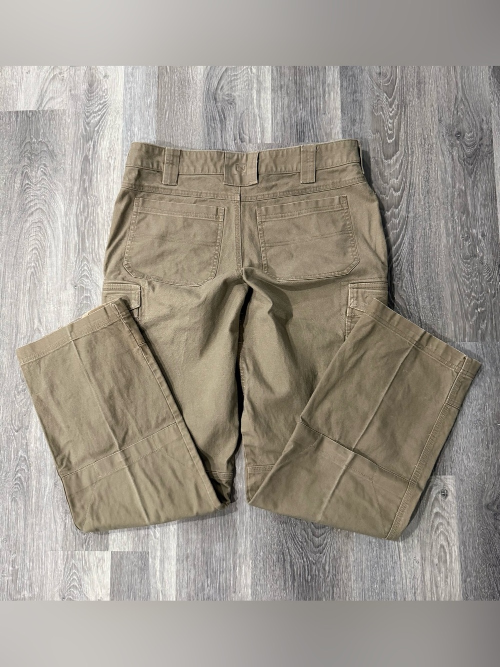 Noble Outfitters FullFlexx HD Canvas Cargo Pants Brown 34W Regular Fit